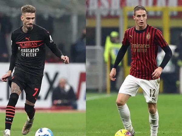 Duo Milan Samu Castillejo dan Andrea Conti