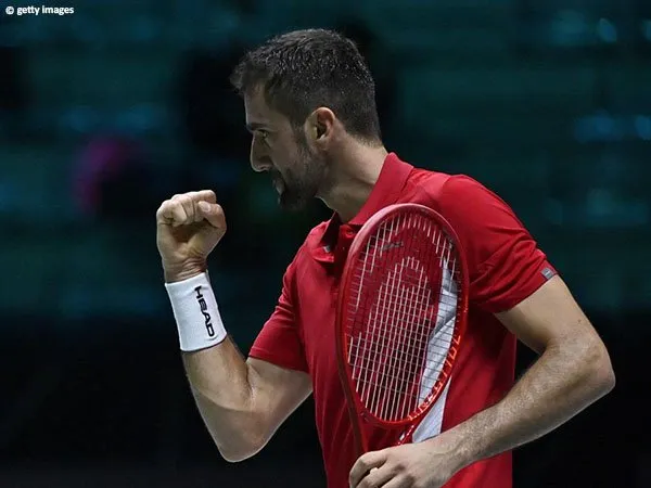 Marin Cilic jegal Alex De Minaur di Davis Cup Finals 2021