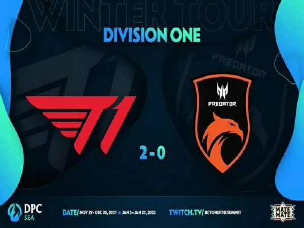 Tekuk TNC Predator, T1 Awali DPC Upper Division SEA Dengan Mulus