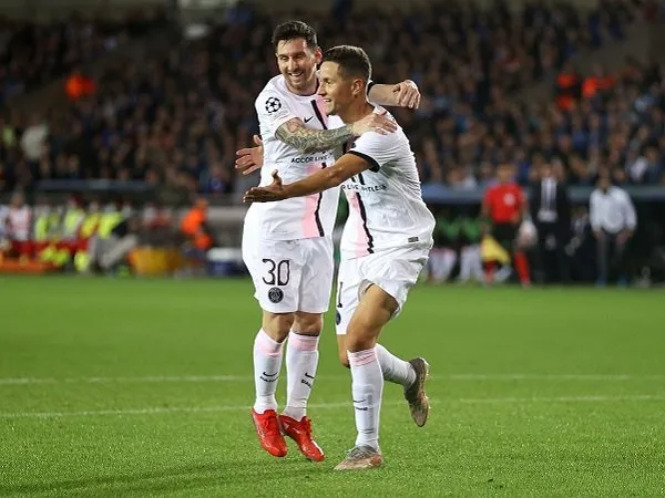 Paris Saint-Germain jamu Club Brugge pada laga terakhir grup Liga Champions.