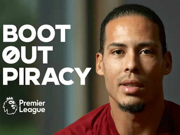 Premier League kampanyekan Boot Out Piracy untuk menendang pembajakan.