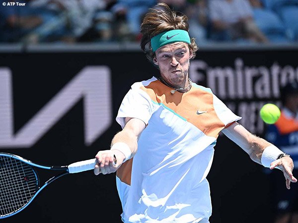 Hasil Australian Open: Andrey Rublev Kembali Bermain Cepat Di Babak Kedua