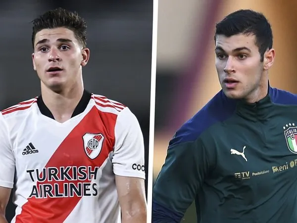 Julian Alvarez dan Pietro Pellegri