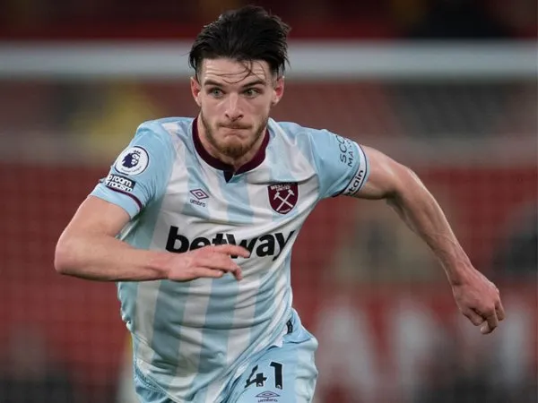 Gelandang West Ham United, Declan Rice.