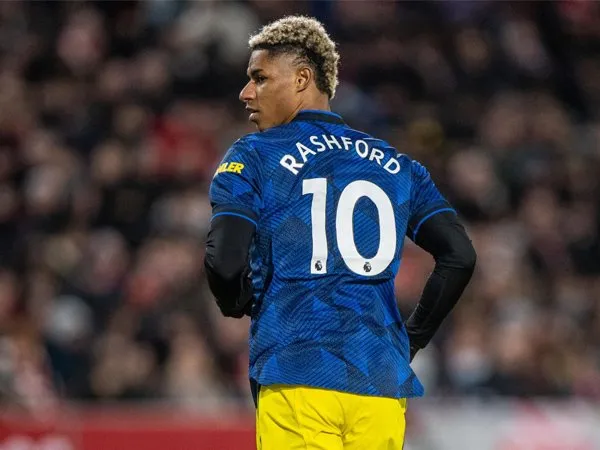 Penyerang Manchester United, Marcus Rashford.