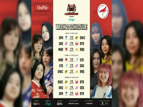 Jadwal Week 2 UniPin Ladies Series Season 2: Aksi Perdana Bigetron Era