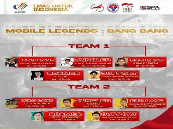 Skuat ONIC Esports Masuk Pelatnas SEA Games 2021, Mars Senang & Bangga