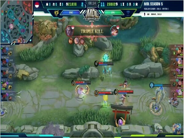 MDL ID Season 5: Watt Triple Kill, GPX Babat ONIC Prodigy