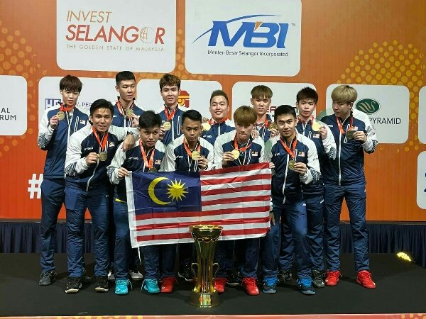 Kalahkan Indonesia, Tim Putra Malaysia Menangi Kejuaraan Beregu Asia 2022