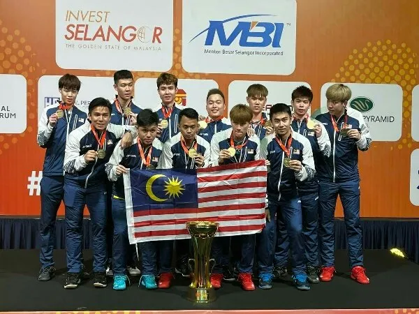 Kalahkan Indonesia, Tim Putra Malaysia Menangi Kejuaraan Beregu Asia 2022