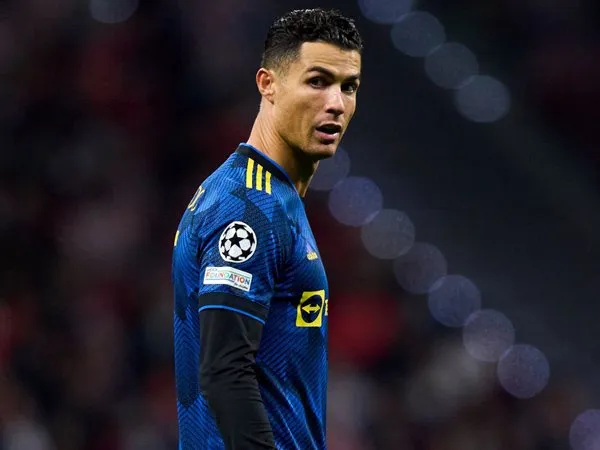 Penyerang Manchester United, Cristiano Ronaldo.