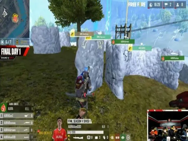 Final Day 1 FFML Season V Divisi 1: Membara, Aura Ignite Hattrick Booyah