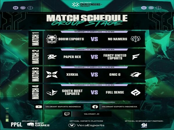 BOOM & ONIC G Beda Nasib di Day 2 VCT 2022: APAC Stage 1 Challengers