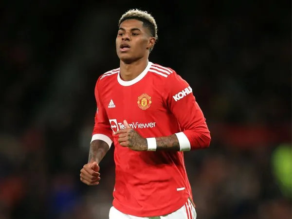 Penyerang Manchester United, Marcus Rashford.