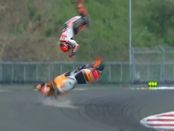 Hasil sial dialami Marc Marquez.