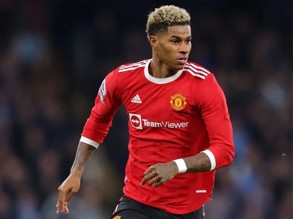 Penyerang Manchester United, Marcus Rashford.