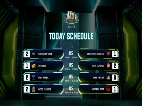 Week 5 Day 1 MDL ID Season 5: RRQ Sena dan Bigetron Beta Gagal Comeback