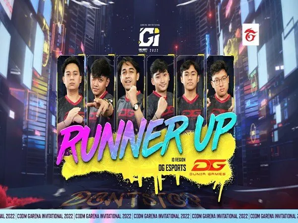 Tim Perwakilan Indonesia DG Esports Menjadi Runner-up di CGI 2022