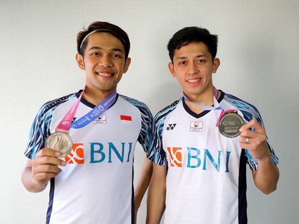 Fajar/Rian Minta Maaf Gagal Juara di Korea Open 2022