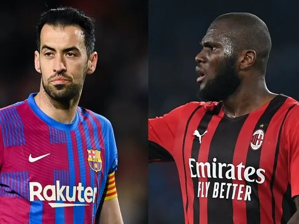 Sergio Busquets dan Franck Kessie