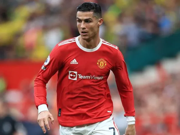 Penyerang Manchester United, Cristiano Ronaldo.