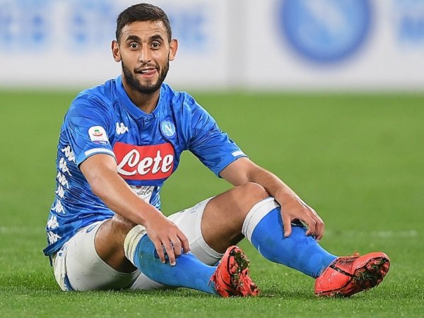 Absen Latihan Napoli, Faouzi Ghoulam Diragukan Tampil Kontra Sassuolo