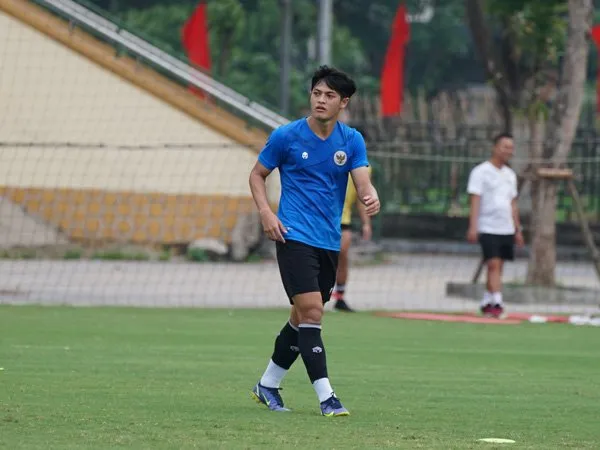 Pemain timnas Indonesia U-23, Alfeandra Dewangga