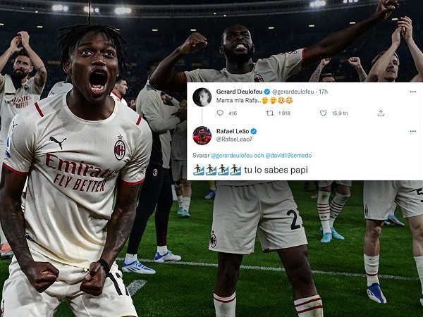 Deulofeu dan Leao Berbalas Cuitan Pasca Kemenangan Milan Atas Verona