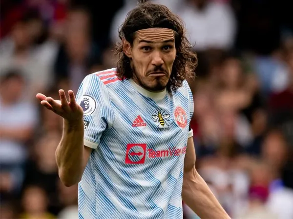 Penyerang Manchester United, Edinson Cavani.