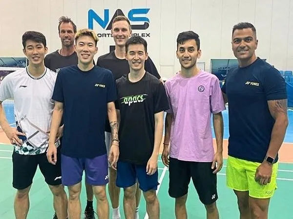 Lakshya Sen Kembali Berlatih Bersama Viktor Axelsen di Dubai