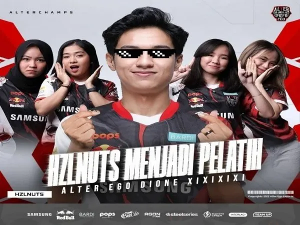 Alter Ego Dione Resmi Perkenalkan Hzlnuts Sebagai Pelatih Baru