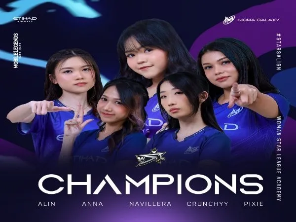 Nigma Galaxy MLBB Ladies Debut Sempurna usai Raih Juara WSL Academy Season 3