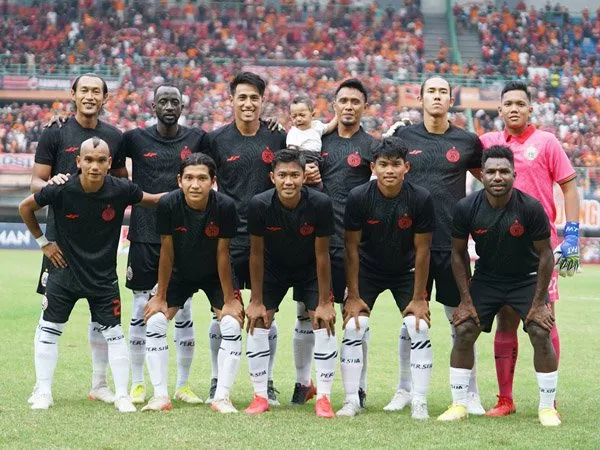 Skuat Persija Jakarta saat menghadapi Sabah FC di laga uji coba