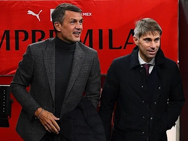 Paolo Maldini dan Ricky Massara