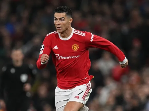 Penyerang Manchester United, Cristiano Ronaldo.