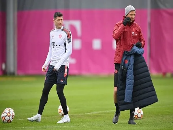 Robert Lewandowski bertemu dengan Julian Nagelsmann untuk terakhir kalinya. (Images: Getty)