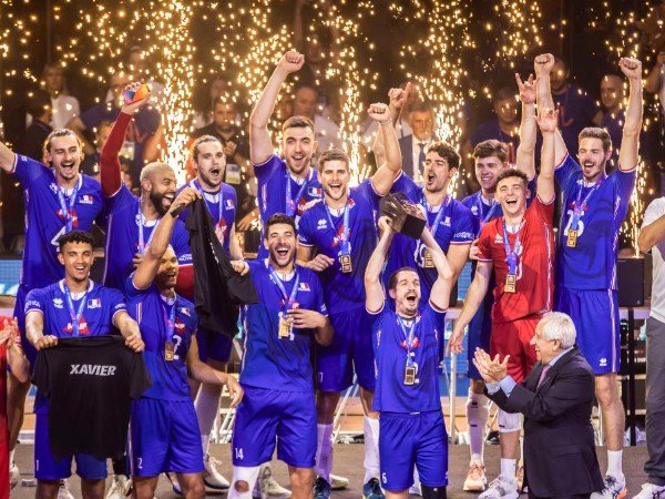 Tundukkan AS, Perancis Sukses Juara Volleyball Nations League 2022