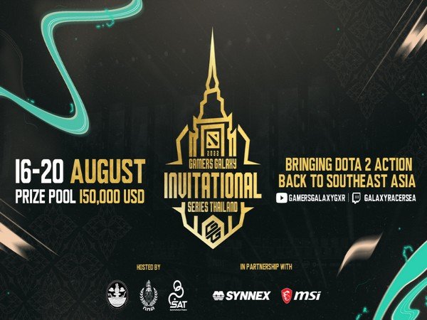 Gamers Galaxy: Dota 2 Invitational Series Thailand 2022 Diumumkan!