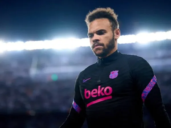 Penyerang Barcelona, Martin Braithwaite. (Images: Getty)