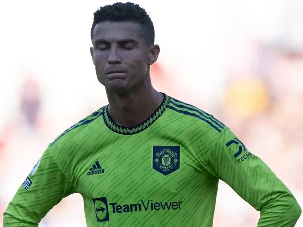 Penyerang Manchester United, Cristiano Ronaldo.