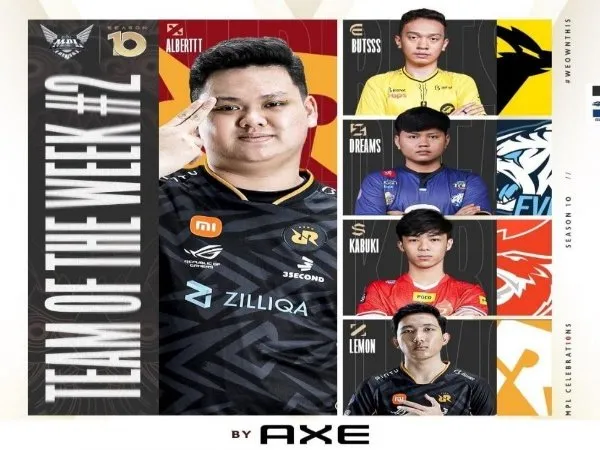 Team of the Week MPL ID Season 10 Pekan Kedua: Ada 2 Pemain RRQ Hoshi
