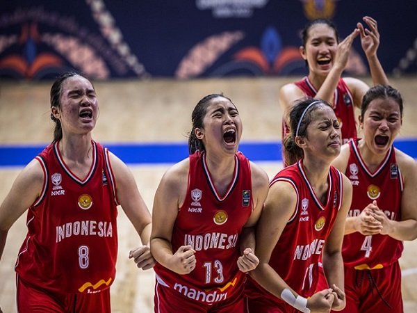 Timnas Basket Putri U-18 Indonesia Bertahan di Divisi A