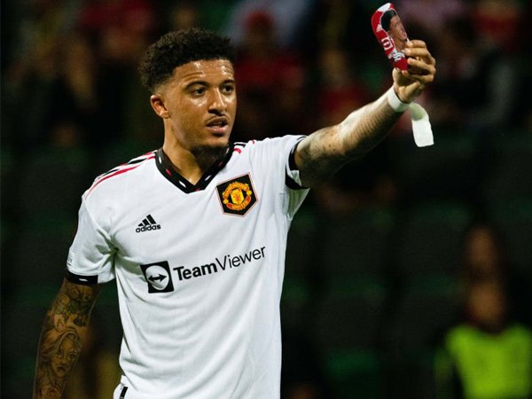 Bahagianya Jadon Sancho Usai MU Kalahkan Sheriff Tiraspol