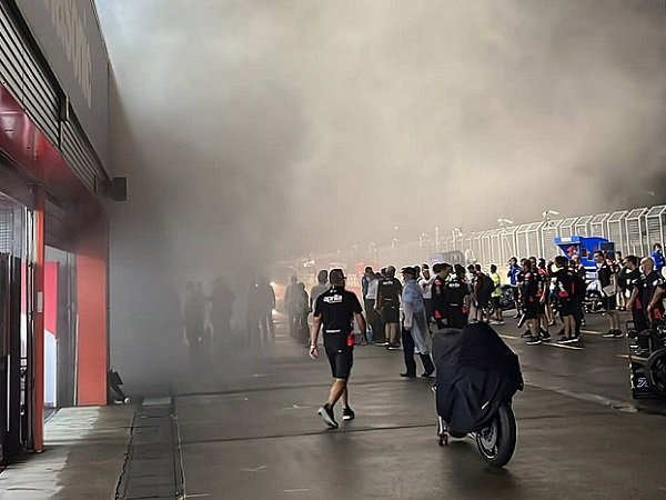 Sirkuit Motegi Membara Usai Korsleting Listrik di Garasi Marc VDS