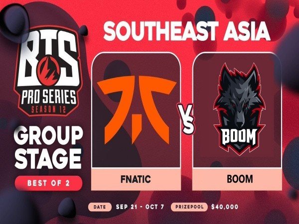 Duel Klasik, Fnatic Tahan Imbang BOOM Esports di BTS Pro Series Season 12