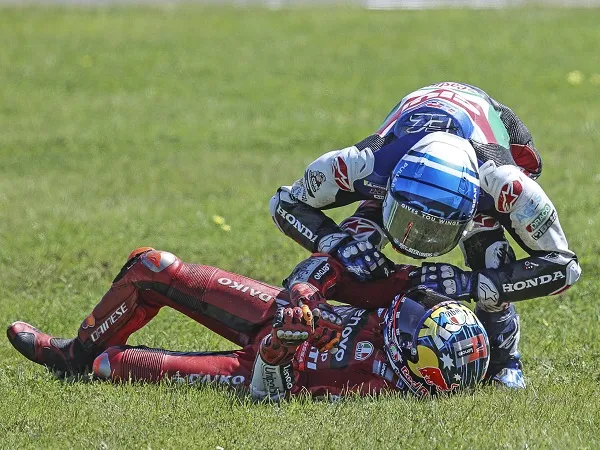 Alex Marquez minta maaf secara gentle kepada Jack Miller.