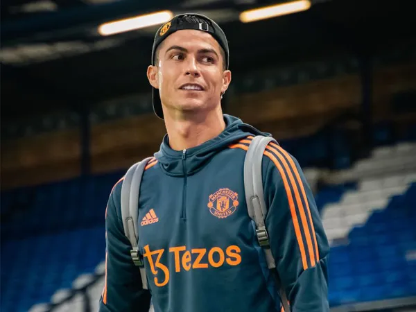 Penyerang Manchester United, Cristiano Ronaldo.