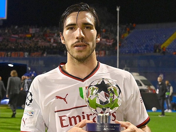 Tonali Bangga Terpilih Jadi MOTM Saat Milan Tundukkan Dinamo Zagreb