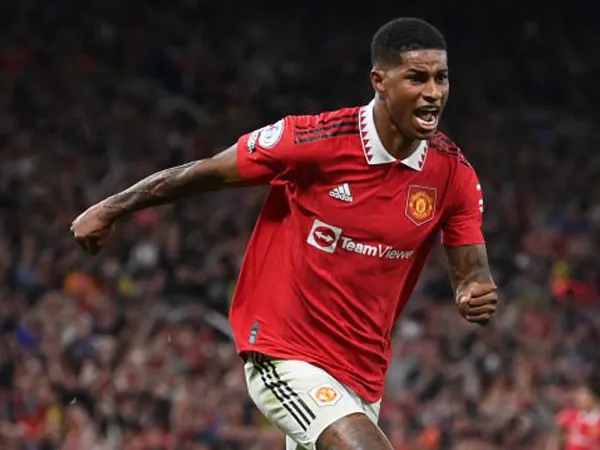 Penyerang Manchester United, Marcus Rashford.