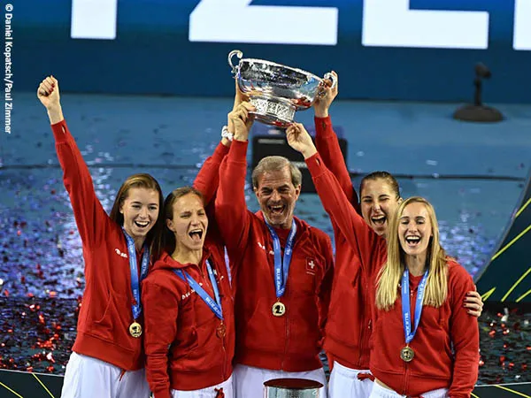 Akhir manis Swiss di Billie Jean King Cup usai lumpuhkan Australia